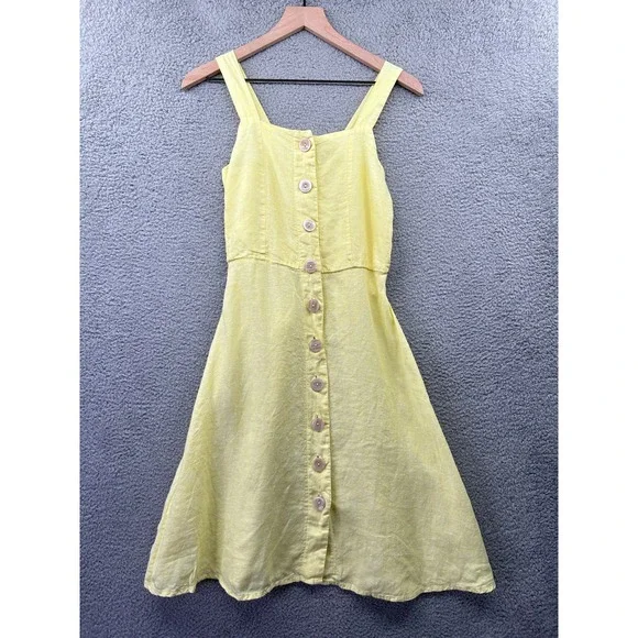 chinese dress ladies Ally Yellow Linen Dress  Elise Design